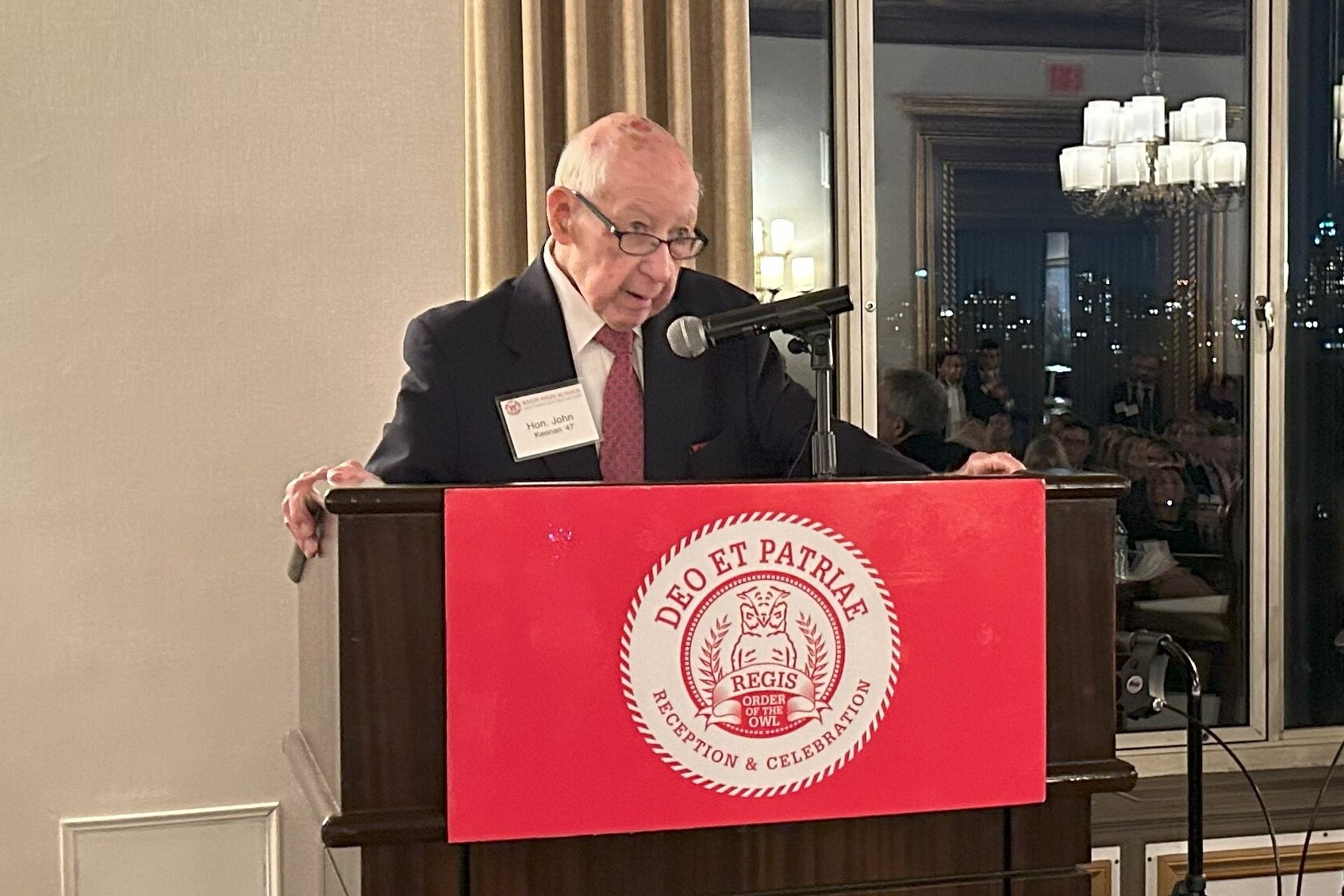 Regis Mourns the Passing of the Honorable John F. Keenan ’47