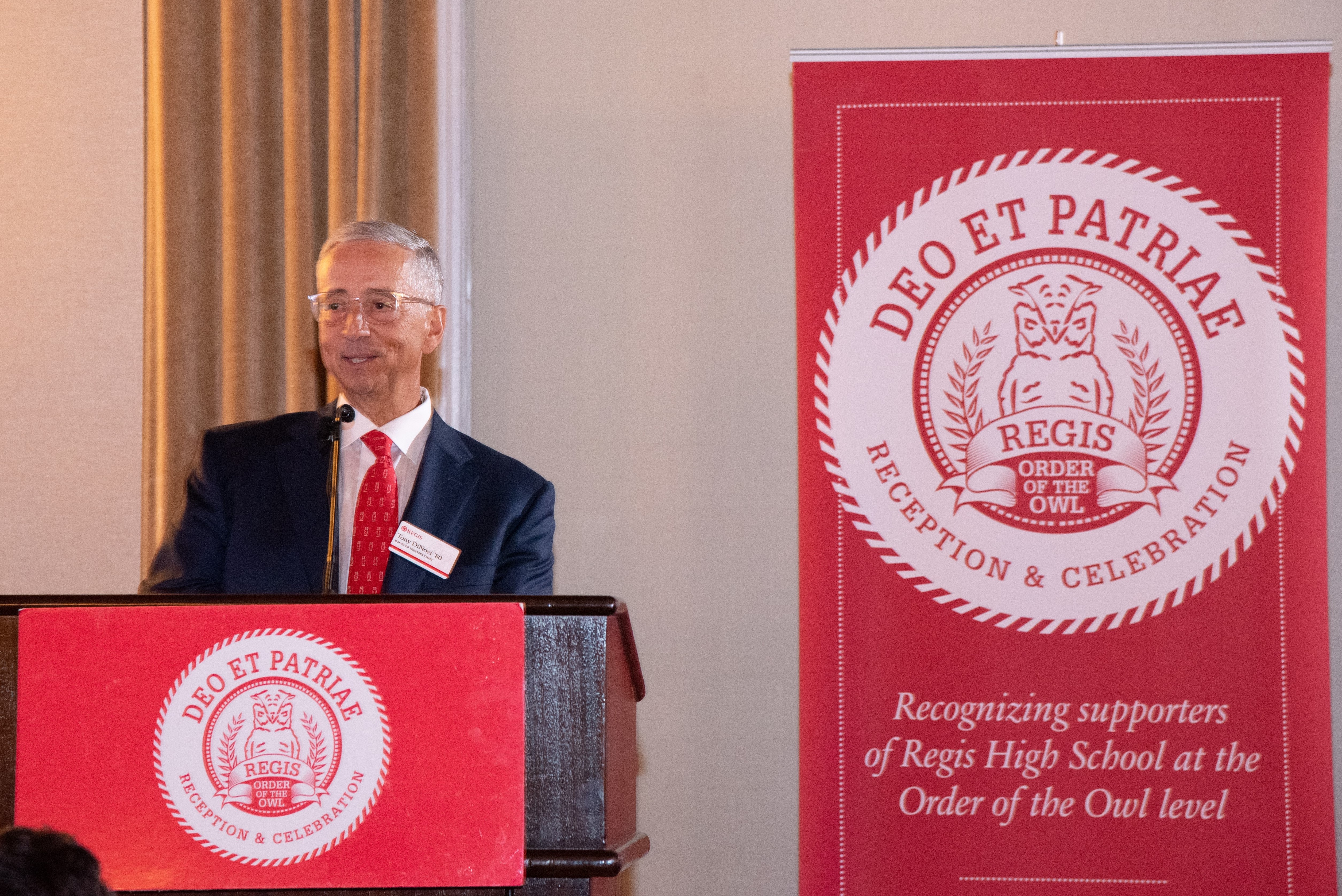 Regis Celebrates Anthony J. DiNovi ’80 at 2024 Deo et Patriae Reception