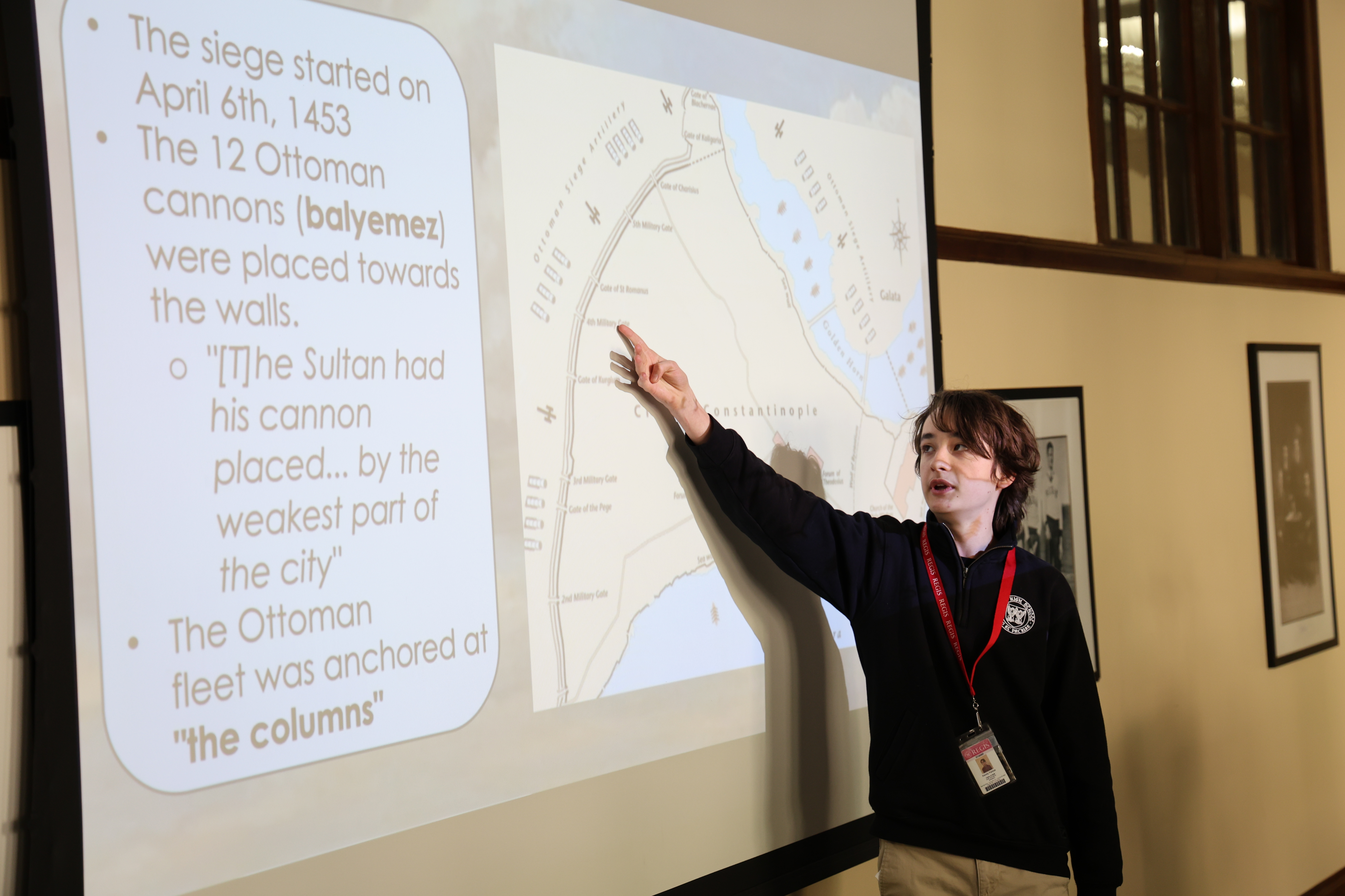 Sophomores Present Their Student Historian Project Research