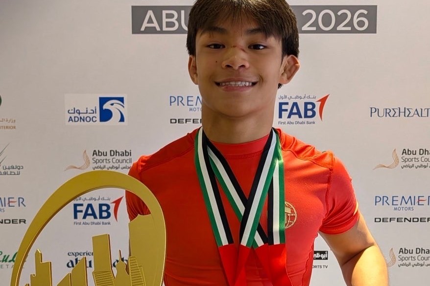 Christopher Cruz ’29 Wins Gold Medal at 2026 JJIF Jiu-Jitsu World Championship